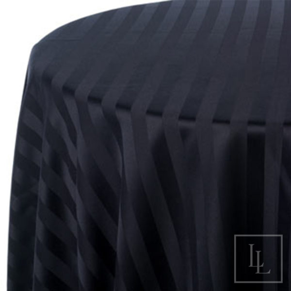 Black Satin Stripe