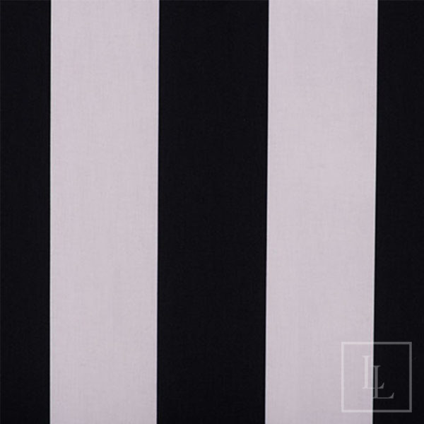 Black and White Awning Stripe