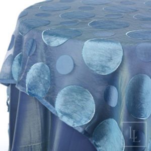 Blue Bubbles with Floating Thread