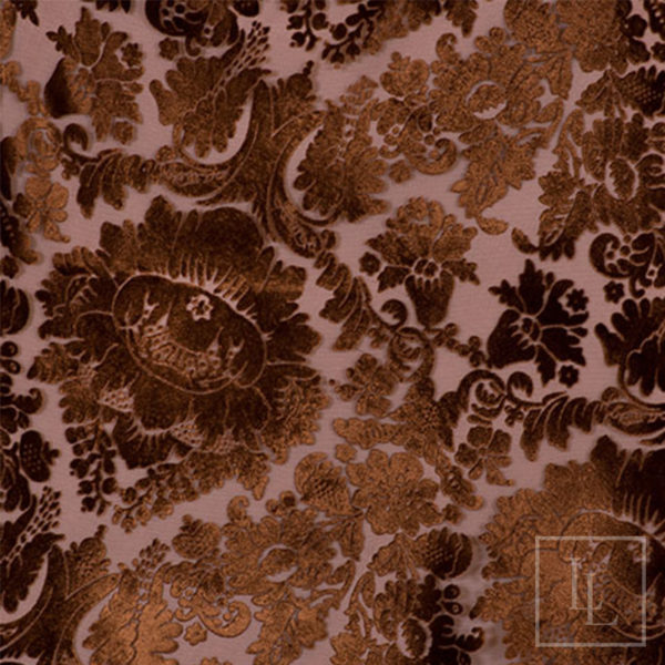 Brown Velvet Burnout