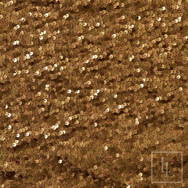 Dark Gold Matte Sequins