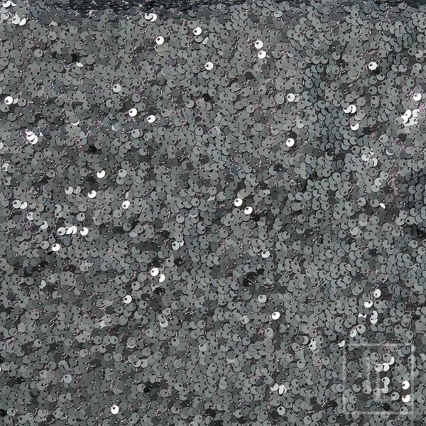 Gunmetal Matte Sequins