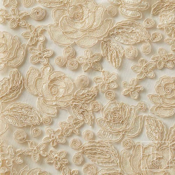 Ivory Lace Sequins