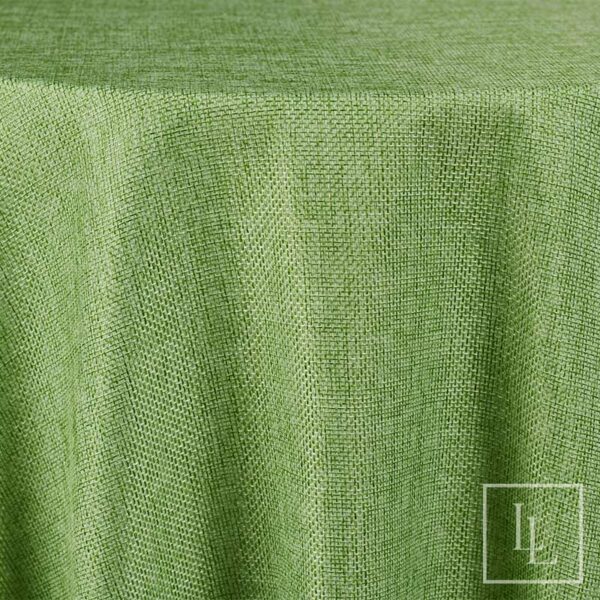 Lime Faux Burlap