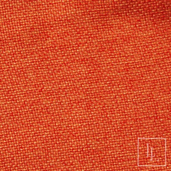 Orange Faux Burlap