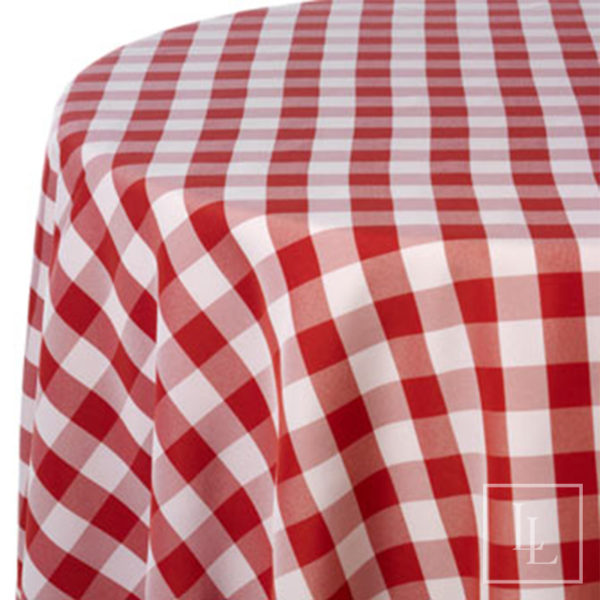 Red and White Picnic Check
