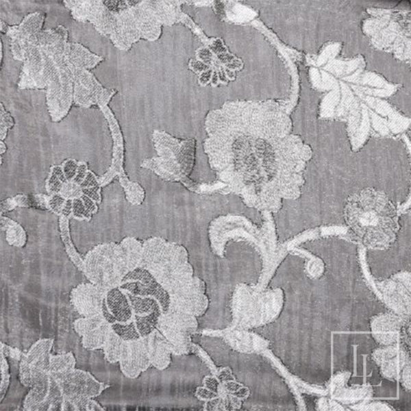 Silver Metallic Floral