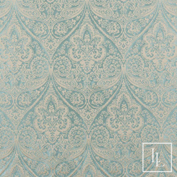 Spa Blue Damask