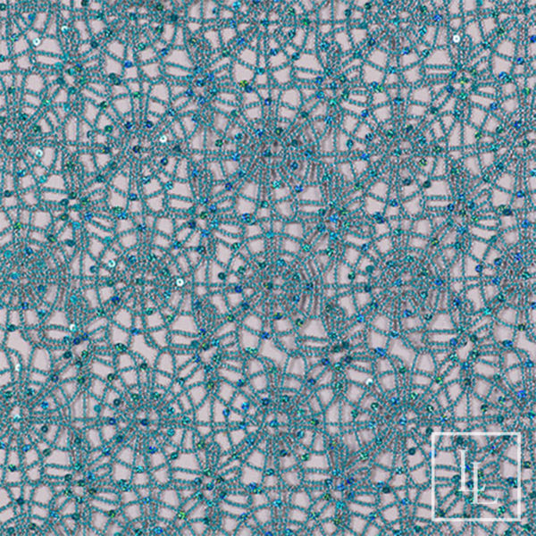 Turquoise Chain Sequins