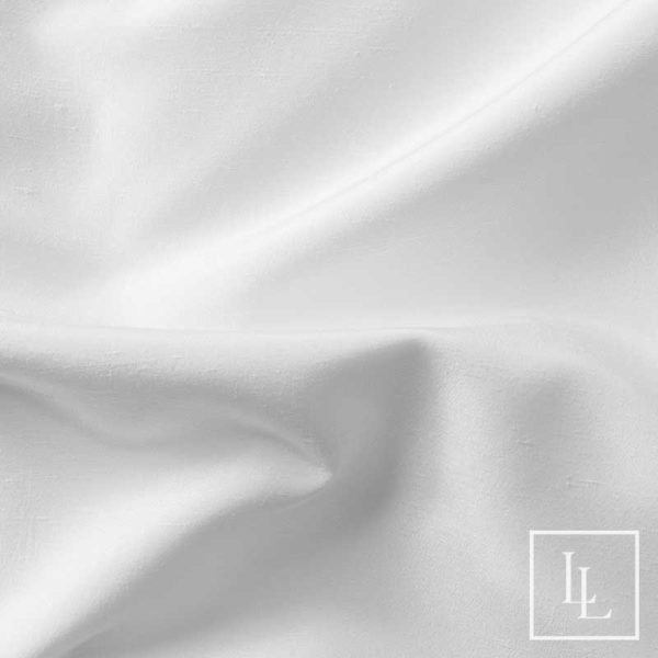 White Faux Dupione