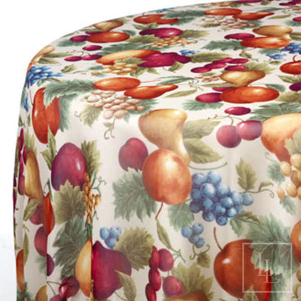 White Fruit Chiffon Sheer