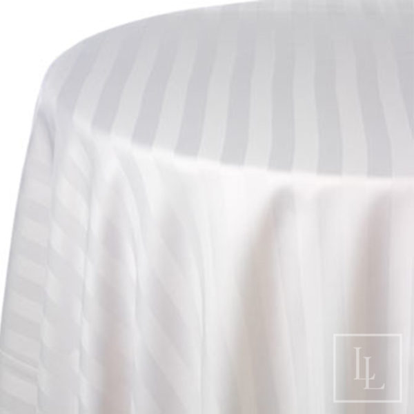 White Satin Stripe