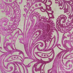 Magenta Velvet Burnout