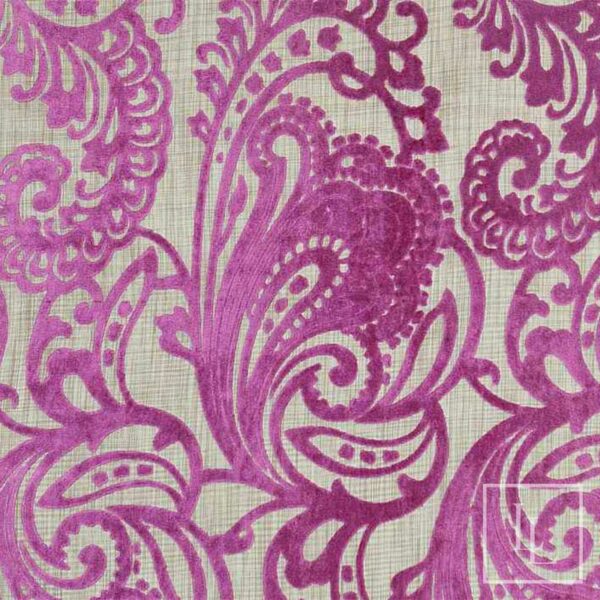 Magenta Velvet Burnout