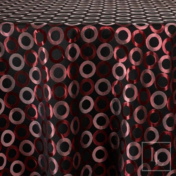 Black and Red Circles