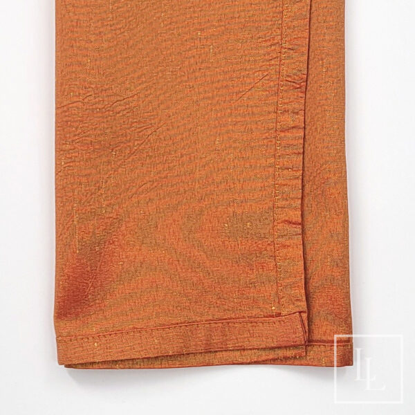 Fire Orange Faux Dupione Napkin