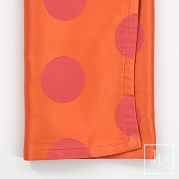 Fuchsia Orange Dot Napkin