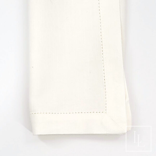 Ivory Hemstitch Napkin