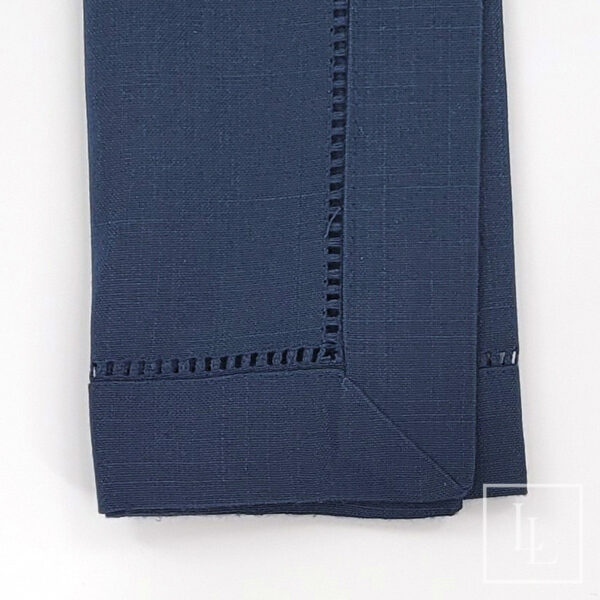 Navy Hemstitch Napkin
