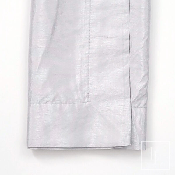 Silver Faux Dupione Napkin