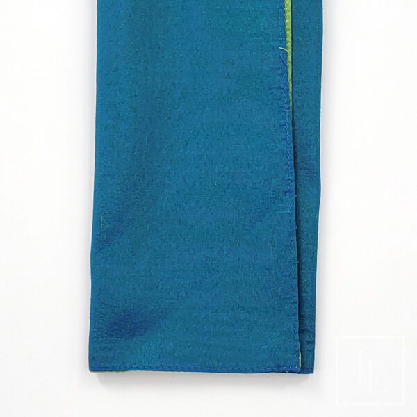 Turquoise Lime Faux Dupione Napkin