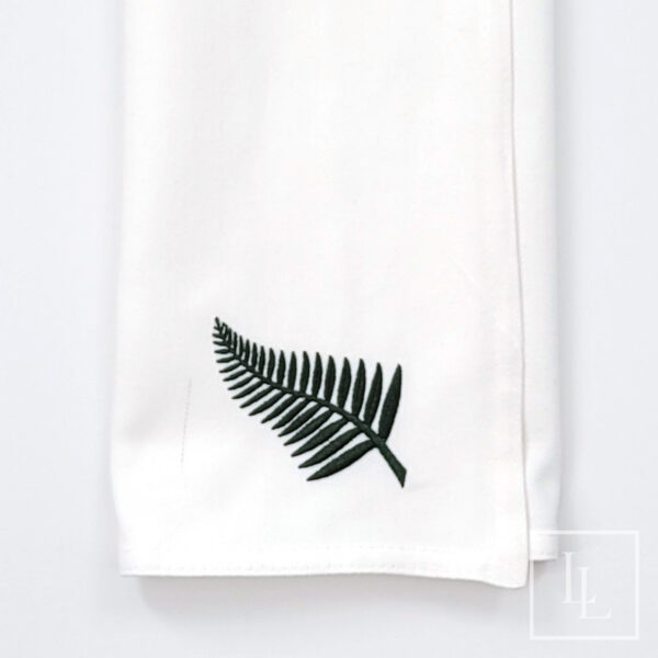 White Fern Corner Napkin