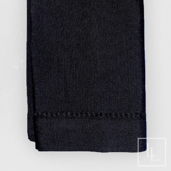Black Hemstitch Napkin