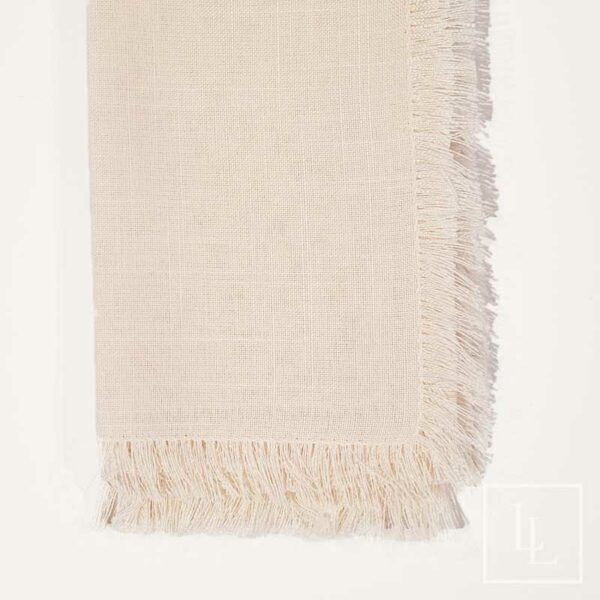 Natural Fringe Napkin