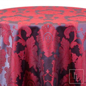 Alex Damask Red Mulberry