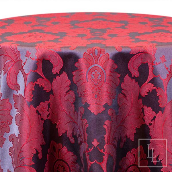 Alex Damask Red Mulberry