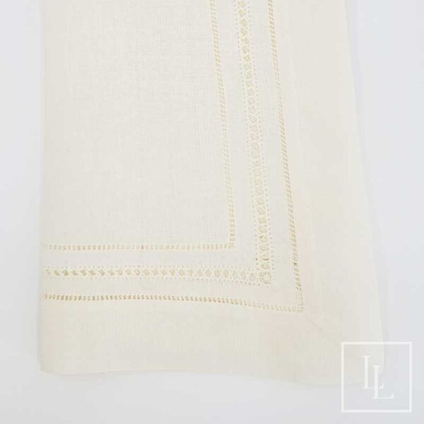 Ivory Triple Hemstitch Napkin