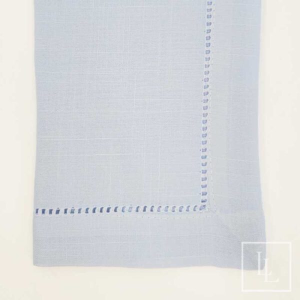 Sky Blue Hemstitch Napkin