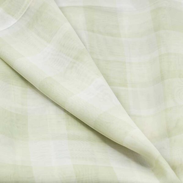 Green Check Sheer