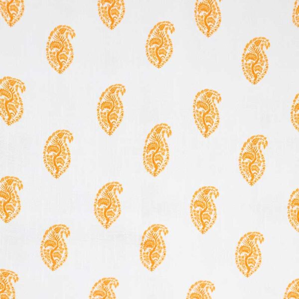Orange Paisley